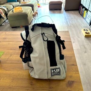Gray K9 Sport Sack backpack for dogs, Size XS
